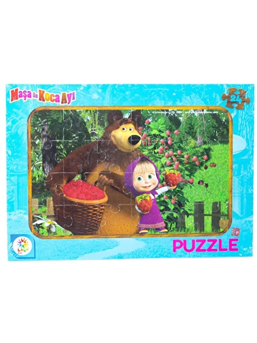 Laço Kids Maşa Koca Ayı 24 Parça Puzzle