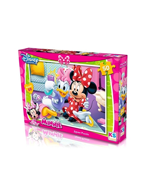 Ks Oyuncak 50 Parça Minnie Puzzle