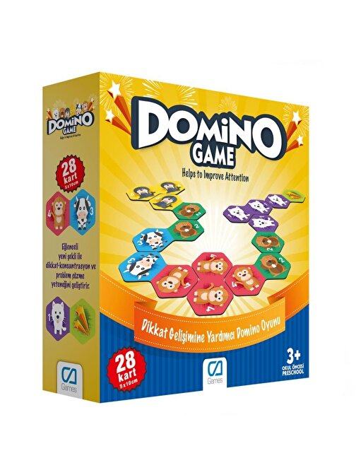Ca Games Domino Game Dikkat Gelişimine Yardımcı Oyun 2 - 4 Yaş
