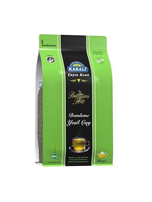 Karali Premium Dökme Demleme Yeşil Çay 200 gr