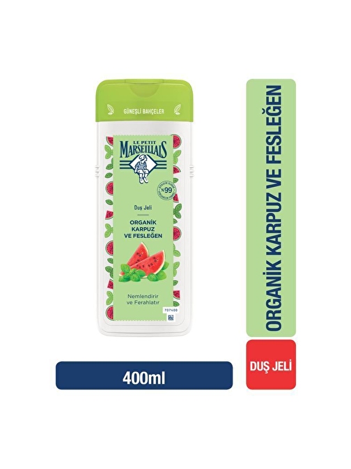 Le Petit Marseillais Organik Karpuz Ve Fesleğen Duş Jeli 400 ml