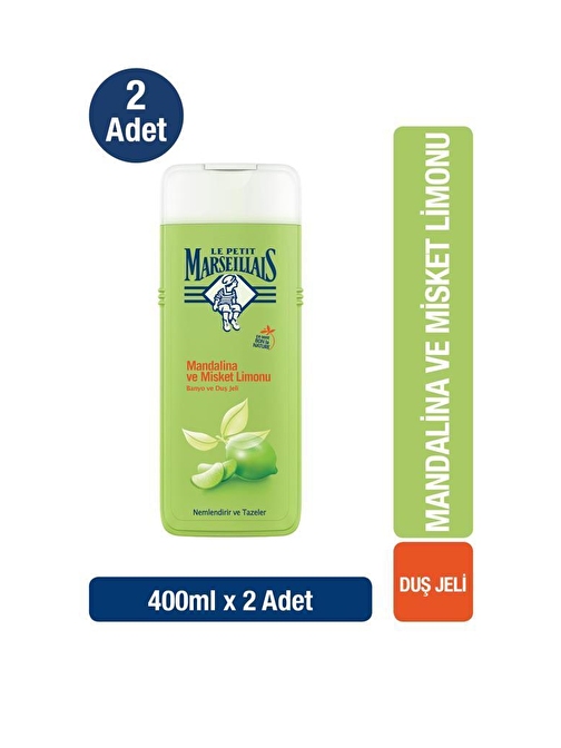 Le Petit Marseillais Mandalina Limon Duş Jeli 400 ml  x 2 Adet