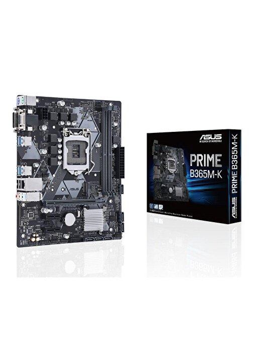 Asus Prime B365M-K LGA 1151 DDR4 2666 MHz PCI Express 3.0 Micro ATX Masaüstü Bilgisayar Intel Uyumlu Anakart