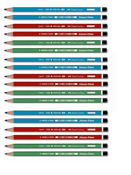 Faber-Castell Mercanlı Kurşun Kalem 18 Adet