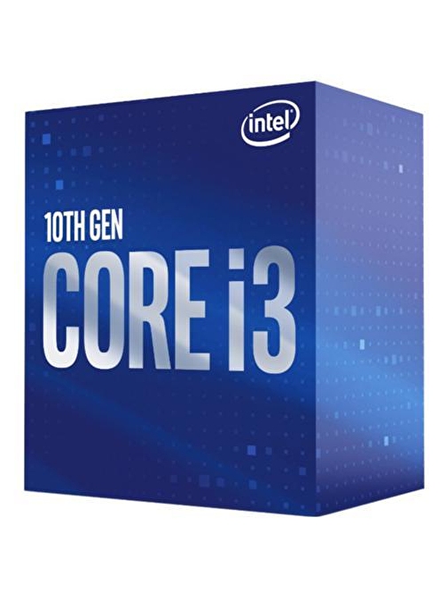 Intel Core i3-10100 4 Çekirdek 3.6 Ghz Turbo Hız 6 MB Önbellek LGA1200 Soket Tipi İşlemci