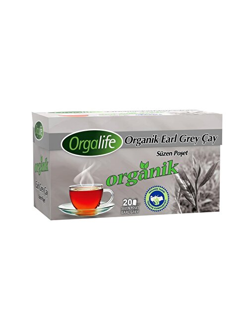 Orgalife Organik Earl grey Çay 20 Süzen Poşet