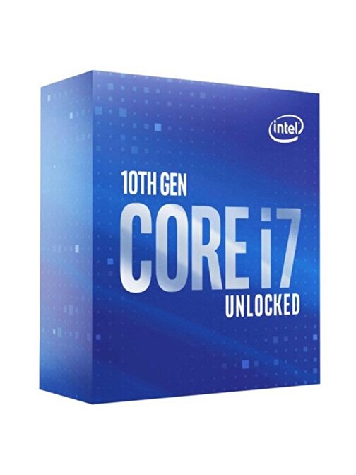 Intel Core i7-10700K 8 Çekirdek 3.8GHz Turbo Hız 16 MB Önbellek LGA1200 Pin Soket Tipi İşlemci