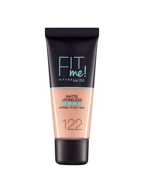 Maybelline New York Fit Me Matte+Poreless Fondöten - 122 Creamy Beige