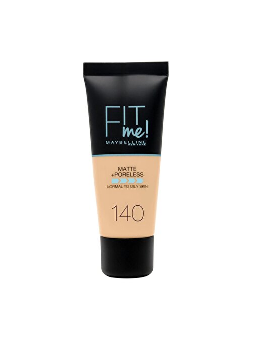 Maybelline New York Fit Me Matte+Poreless Fondöten - 140 Cool Medium