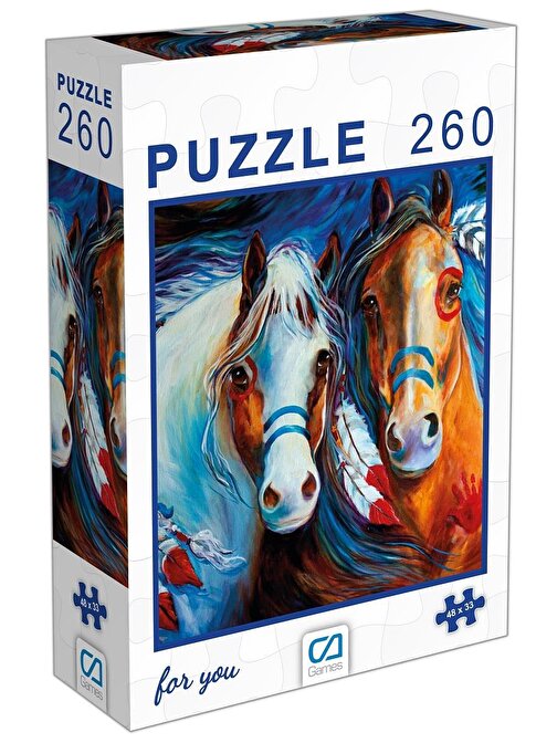 Atlar Puzzle 260 Parça