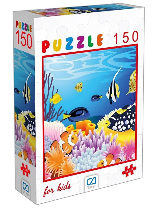 Ca Games Balıklar Puzzle 150 Parça 6+ Yaş