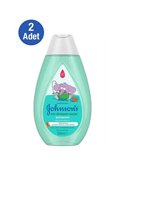 Johnson's Kral Şakir Söz Dinleyen Saçlar Günlük Kullanım İçin Bebek Şampuanı 2 Adet 500 ml