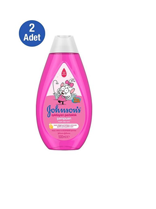 Johnson's Kral Şakir Işıldayan Parlaklık Günlük Kullanım İçin Bebek Şampuanı 2 Adet 500 ml