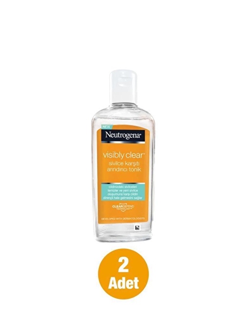 Neutrogena Visibly Clear Sivilce Karşıtı Arındırıcı Tonik 200 ml x2