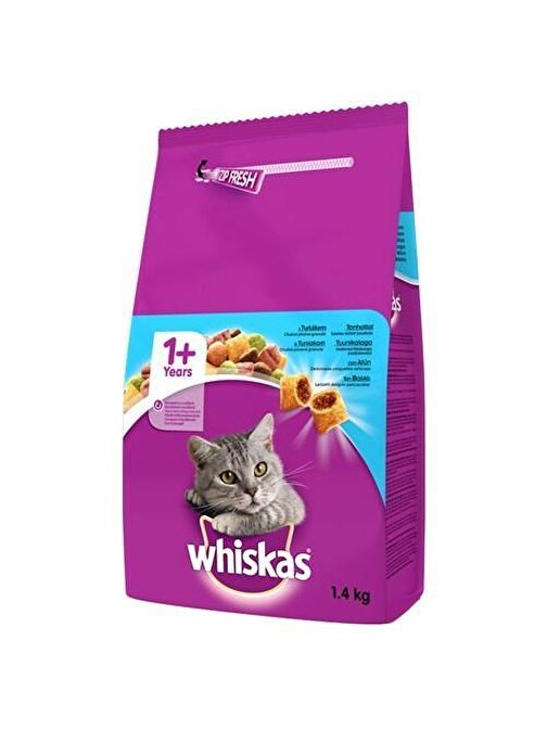 Whiskas Ton Balıklı Ve Sebzeli Yetişkin Kedi Maması 1,4 Kg