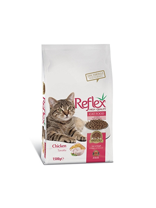 Reflex Chicken Yetişkin Tavuklu Kedi Maması 1,5 Kg