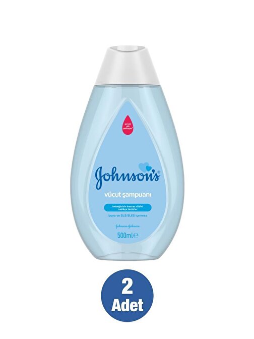 Johnson's Regular Günlük Kullanım İçin Vücut Bebek Şampuanı 500 ml 2 Adet
