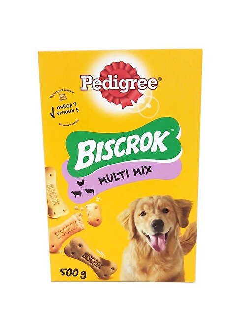 Pedigree Biscrok Multi Mix Köpek Ödül Bisküvisi 500 gr