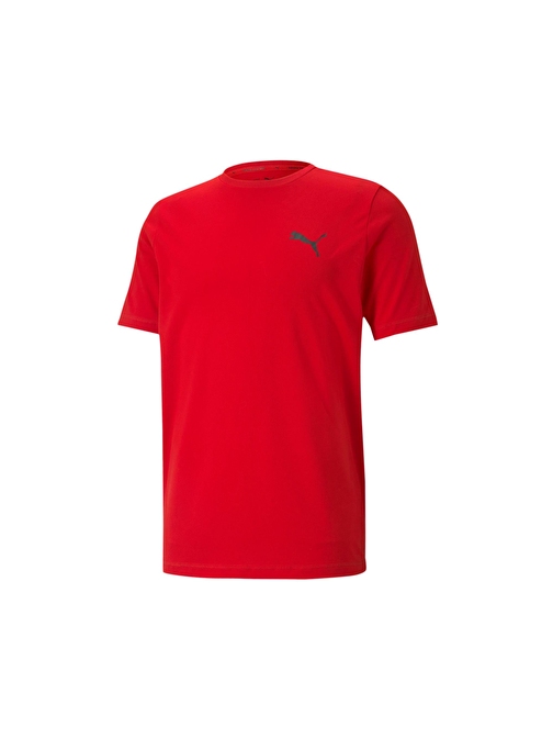 Puma Erkek Günlük Tişört 58672511 Kırmızı Active Small Logo Tee M