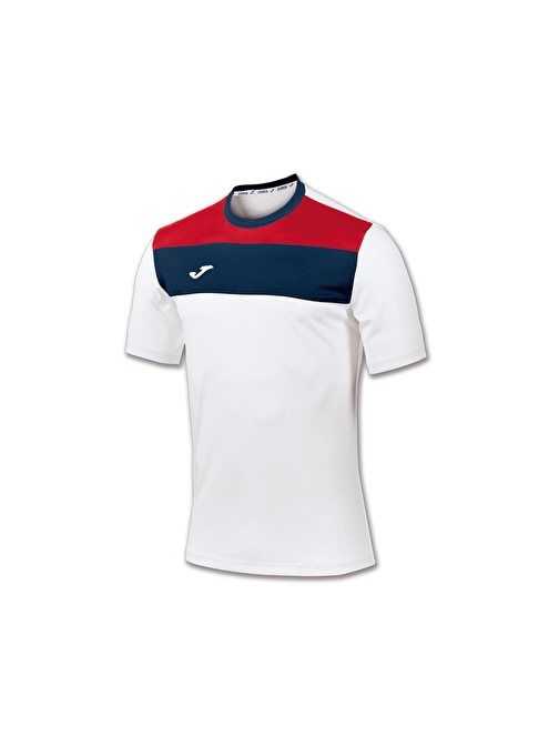 Joma Beyaz Erkek Futbol Tişörtü 100224,2 T-Shirt Crew White Navy 2Xl-3Xl