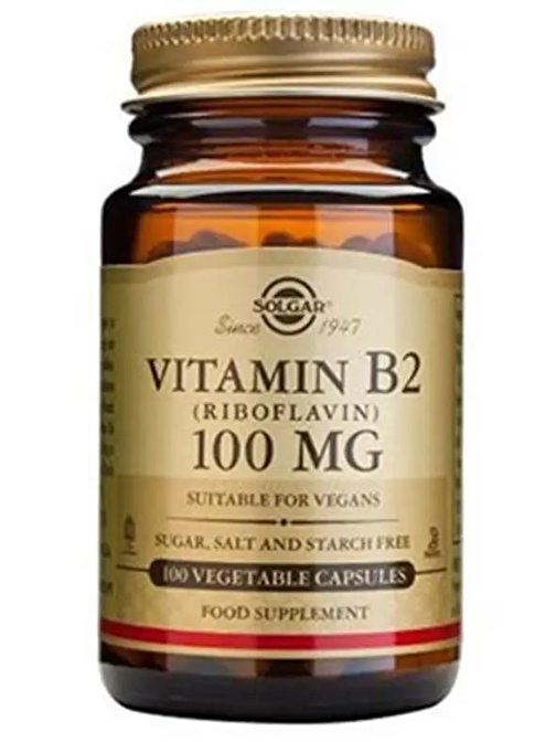 Solgar Vitamin B2 (riboflavin) 100 Mg  100 Tablet