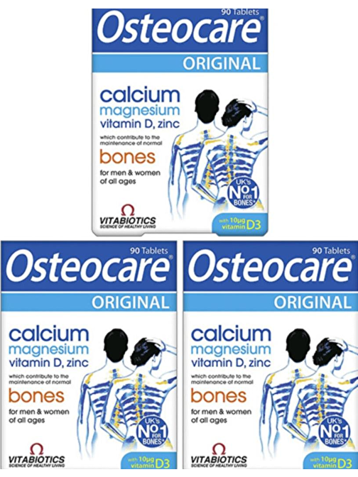 Vitabiotics Osteocare Orginal 90 Tablet x 3 Adet