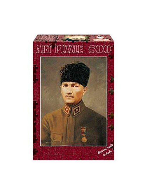 Art Puzzle 4158 Başkomutan Mareşal Gazi Mustafa Kemal Atatürk 500 Parça Puzzle