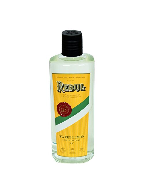 Rebul 125. Yıl Özel Sweet Lemon 80 Derece Limon Kolonyası Cam Şişe 270 ml