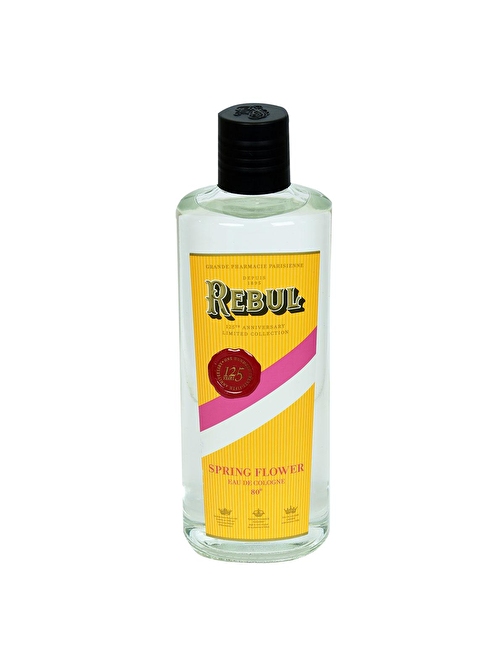 Rebul 125. Yıl Özel Spring Flower 80 Derece Cam Şişe Bahar Çiçeği Kolonyası 270 ml