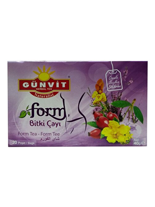 Günvit Form Karışık Bitki Çayı 20 Süzen Poşet