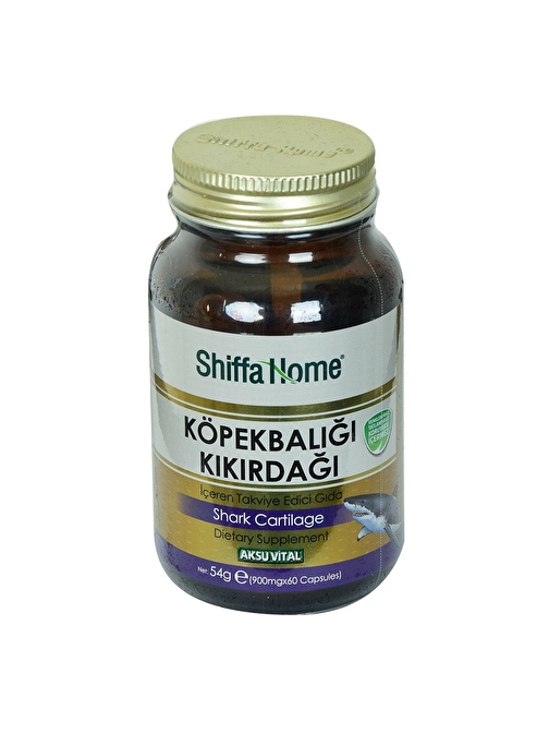 Aksuvital Shiffa Home Köpek Balığı Kıkırdağı Diyet Takviyesi 900 Mg x 60 Kapsül