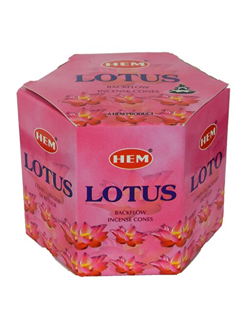 Hem Tütsü Nilüfer Kokulu 40 Konik Tütsü - Lotus