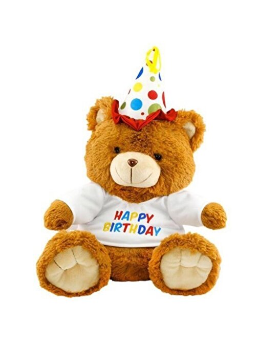 Neco Toys Neco Plush Oturan Happy Birthday Peluş Ayı 40 Cm