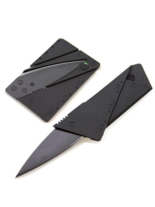 3B Trend Kredi Kartı Şeklinde Bıçak Kart Çakısı Av Avcı Bıçağı