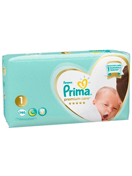 Prima Bebek Bezi Premium Care 1 Beden 2 x 70 Jumbo Paket 140 Adet