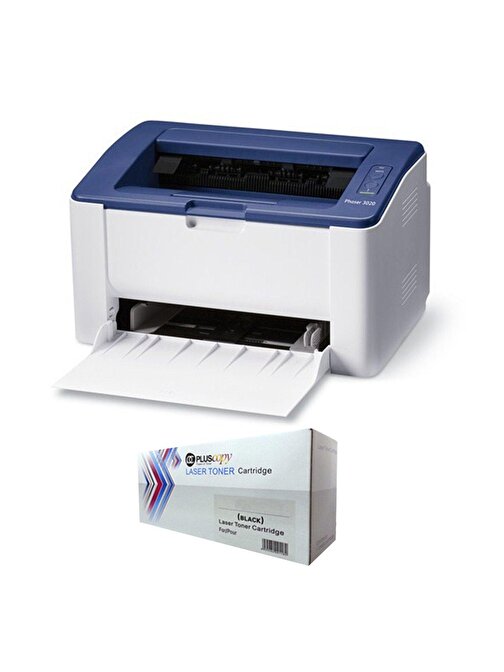 Xerox Phaser 3020 Wi-Fi Mono Lazer Yazıcı Tam Dolu Pluscopy Tonerli