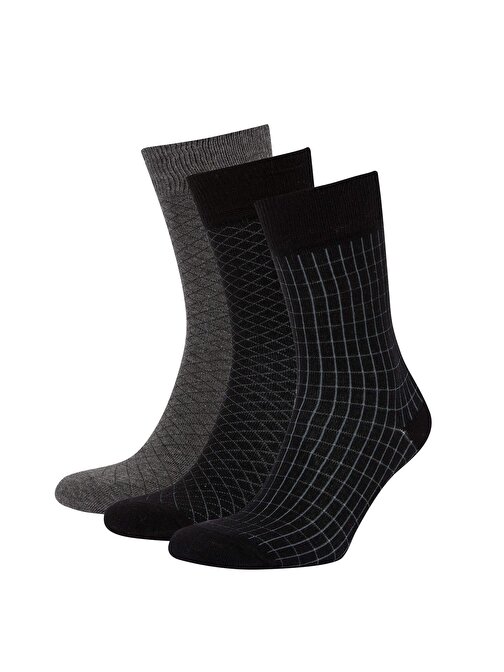 Erkek Pamuklu 3lü Soket Çorap R8081AZNS