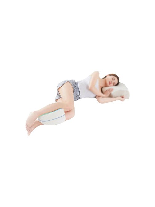 Viscofoam V Model Diz Arası Ortopedik Yastık Bacak Arası Yastık Visco Yastık
