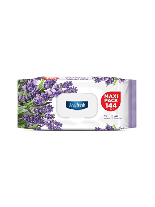 Deep Fresh Maxi Pack Islak Mendil Lavanta 144 Yaprak