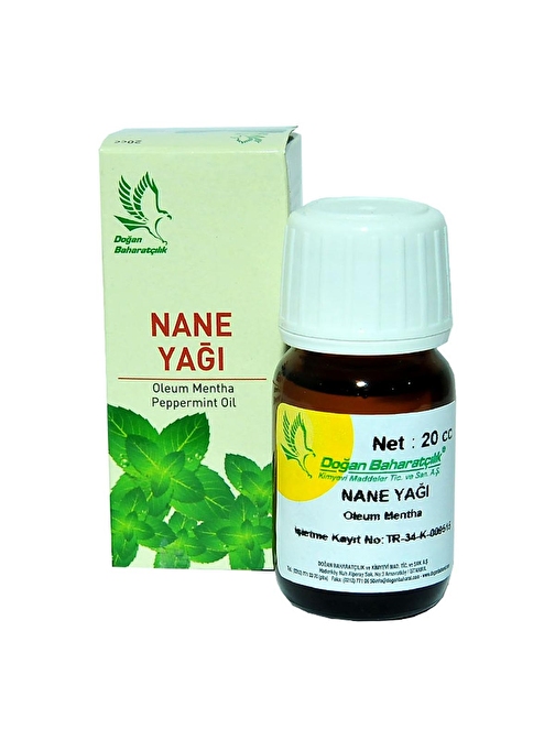 Doğan Baharat Nane Yağı 20  cc  Oleum Mentha Peppermint Oil