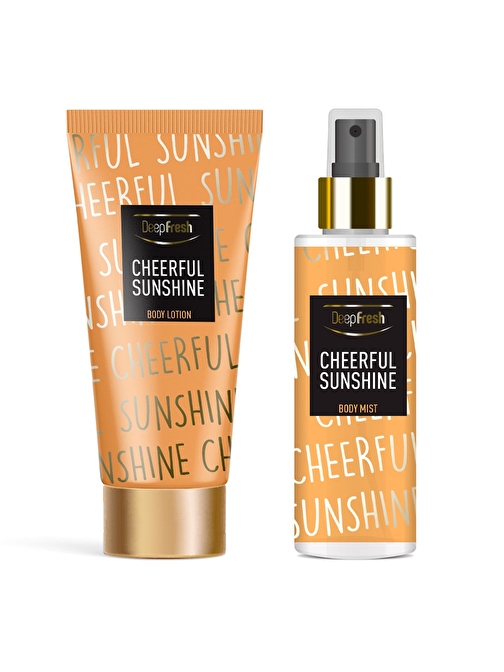 Deep Fresh Vücut Spreyi 200 Ml Ve Vücut Losyonu 200 Ml Cheerful Sunshine