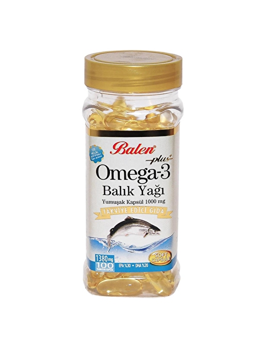 Balen Omega-3 Plus+ Balık Yağı 100 Kapsül