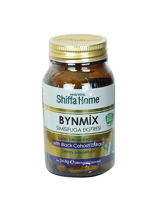 Aksuvital Shiffa Home Bynmix Simisifuga Ekstresi Diyet Takviyesi 580 Mg x 60 Kapsül