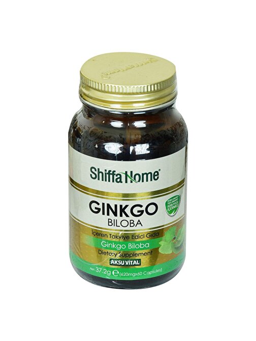 Aksuvital Shiffa Home Ginkgo Biloba Diyet Takviyesi 620 Mg x 60 Kapsül