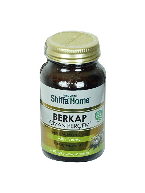 Aksuvital Shiffa Home Berkap Civan Perçemi Diyet Takviyesi 680 Mg x 60 Kapsül