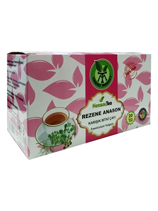 Tabiat Market Herbal Tea Rezene Anason Karışık Bitki Çayı 20 Süzen Poşet