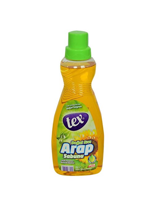 Tex Doğal Limon Kokulu Tüm Yüzeyler İçin Sıvı Arap Sabunu 1 lt