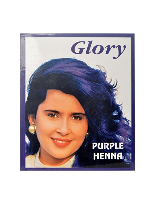 Glory Glory Mor Hint Kınası (Purple Henna) 10 Gr Paket