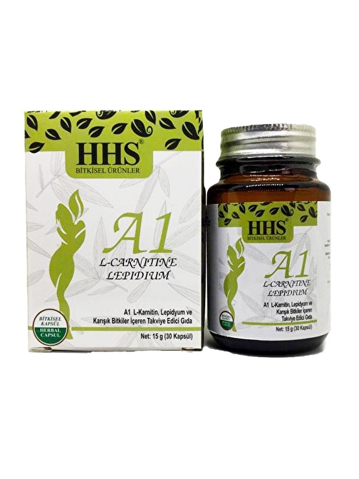 HHS A1 L-Carnitine Lepidium A+1 Bitkisel 30 Kapsül X 6 Adet Kutu