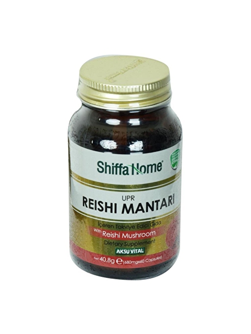 Shiffa Home UPR Reishi Mantarı Diyet Takviyesi 680Mg x 60 Kapsül